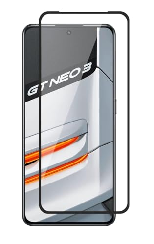 Image of HD Tempered Glass Screen Protector Compatible For Realme Gt Neo 3 With Edge To Edge Coverage And Easy Installation Kit
