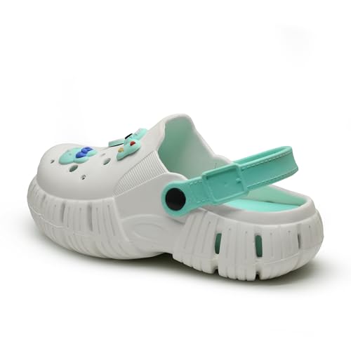 Image of ASIAN INDIGO-10 Stylish Women Clogs | Ultra-Light, Breathable & Comfortable Slip-Ons with Cute 3D Stickers