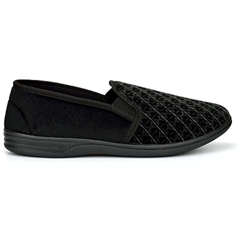 Jo & Joe Mens Austin Twin Gusset Slippers Cover