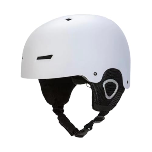 kowaku Ski and Snowboard Gear with Removable Liner and Ear Covers for Cycling, White M