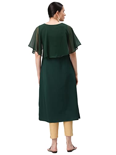 Image of ALC Creation Women's Crepe Printed A-Line Kurti