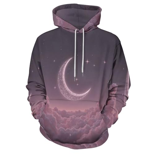 Hoodie 3D ciel onirique et nuages pull unisexe Harajuku à poches