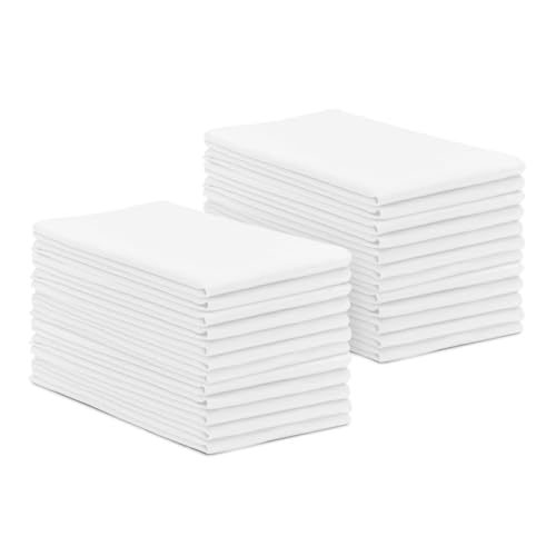 Avalon Towels Surgical Huck Towels (Pack of 24) Size 17x26 Inches 100% Cotton Cleaning Cloths Multi-Purpose Perfect for Hospitals and Home (White)