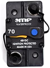 Mechanical Products 70 Amp High Amperage Surface Mount Circuit Breaker Type 3 Manual Reset DC - USA