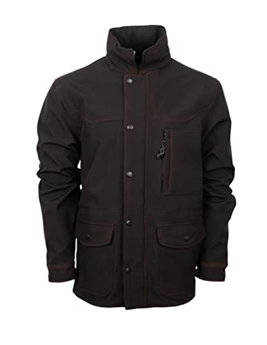 STS Ranchwear Western Jacket Boys Snap Zipper Enzyme Black STS9374