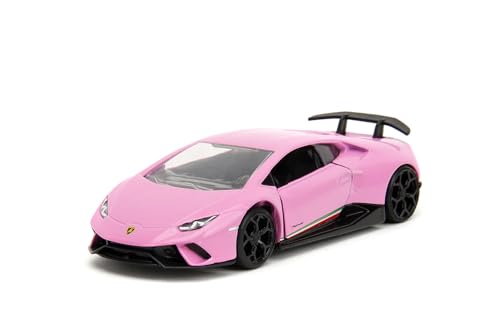 Lambo Huracan Performante Sports Car, Pink - 34661-1/32 Scale Diecast