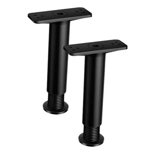 SEWACC 2Pcs Adjustable Bed Frame Support Legs Heavy Duty Bed Feet for Furniture Adjustable Height Sturdy Replacement Parts to Prevent Sagging and Damage