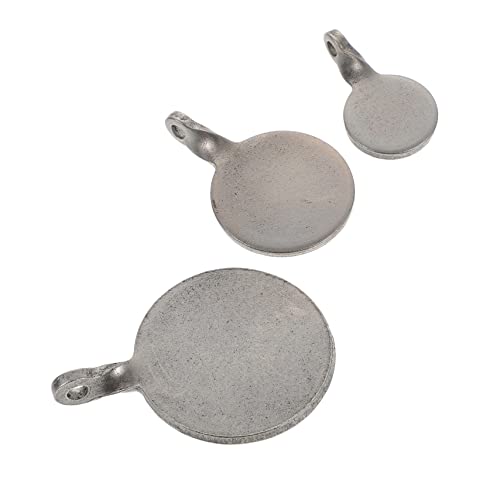 SUPVOX 3pcs Stainless Steel Shooting Targets Resistant Training Targets with Hanging Design for Indoor Outdoor Practice Accuracy and Skill