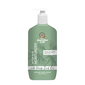 Australian Gold After Sun Moisturizer, Hemp Seed Oil, Vitamins A, E, C, 16 oz, Quick-Dry, No Dyes, PABA, Alcohol