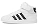 adidas Unisex-Kids Grand Court Mid Top, White/Black/White, 4