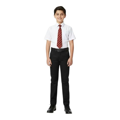 Image of School Uniform Pants for Boys & Girls | Half Elatic | Readymade Trouser for Schools