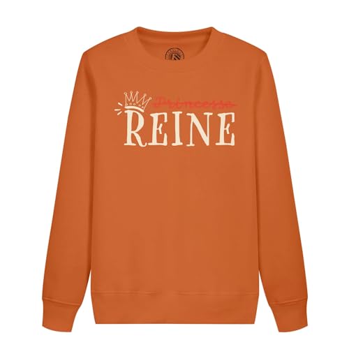Sweatshirt enfant Reine et Non Princesse le cadeau d'anniversaire humour parfait