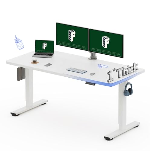 FLEXISPOT 60x24 Electric Standing Desk White