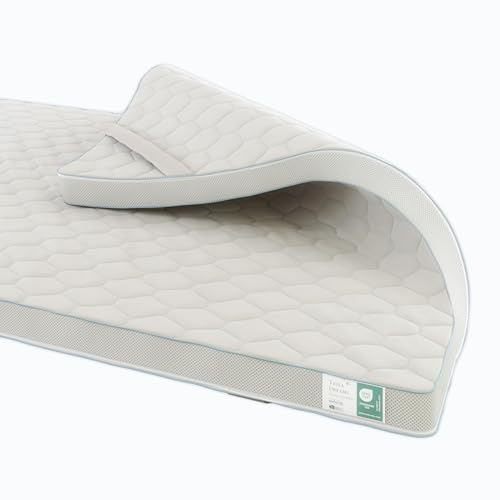 Tesla Dreams MemoLUX Premium Topper 160x200 cm – 12 cm Visco-Memoryschaum + Komfortschaum – druckentlastend & ergonomisch – atmungsaktiv – ÖKO-TEX Zertifiziert – Abnehmbarer & waschbarer Bezug