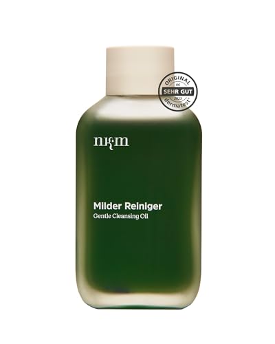 nkm Naturkosmetik München Milder Reiniger - Gesichtsreiniger mit Öl - Reinigt Sanft - Vegan - Für Unreine Haut - Dermatologisch Getestet (100 ml)
