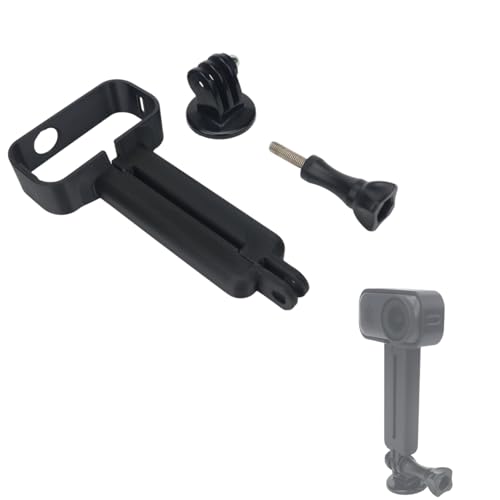 For DJI OSMO NANOカメラ用延長マウント カメラグリップ 保護フレーム ポケット 手持ち撮影拡張アダプターブラケットアクセサリー マウント下部の1/4インチネジ穴