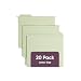 Smead FasTab Hanging Box Bottom File Folder, 2" Expansion, 1/3-Cut Built-in Tab, Letter Size, Moss, 20 per Box (64201)