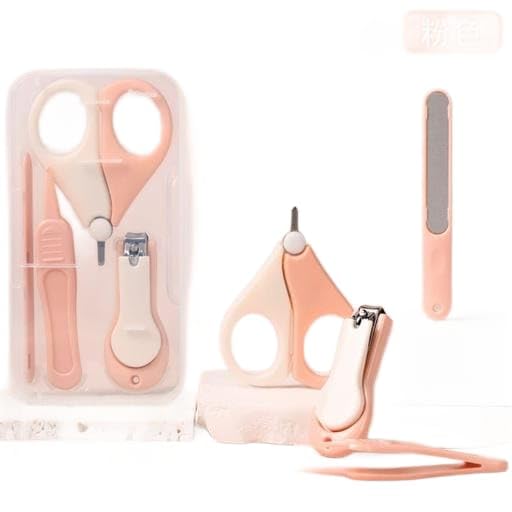 Baby Nail Kit, 4-in-1 Baby Nail Set with Cute Case, Baby Nail Clipper, Scissor, Nail File & Tweezer, Baby Manicure Kit and Pedicure kit for Newborn, Infant, Toddler, Kids-image-14