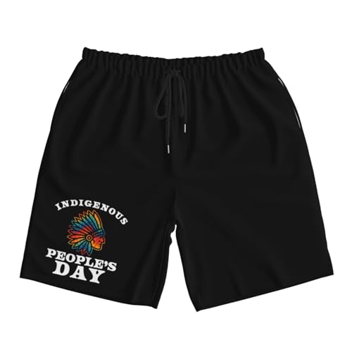 Indigenous People Day Native American Men's Quick-Dry Board Shorts 7