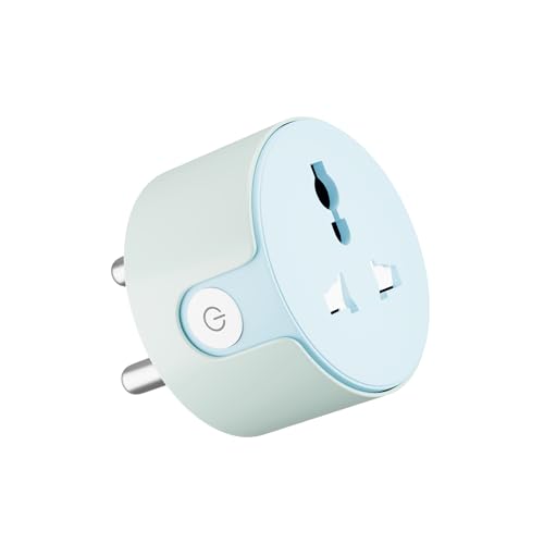 Lifelong Electronics 10A WiFi Smart Power Plug for Home Automation | With App Control, Timer, Voice Control, Scheduling | Smart Plugs Gadget | Electrical Switch Socket | Compatible with Alexa & Google