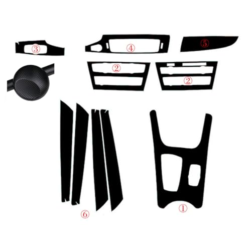 Autocollants de moulage pour console BMW X3 F25 pour sublimer vos trajets en famille