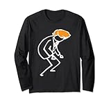 Riesige Donald Trump Cartoon-Figur Langarmshirt