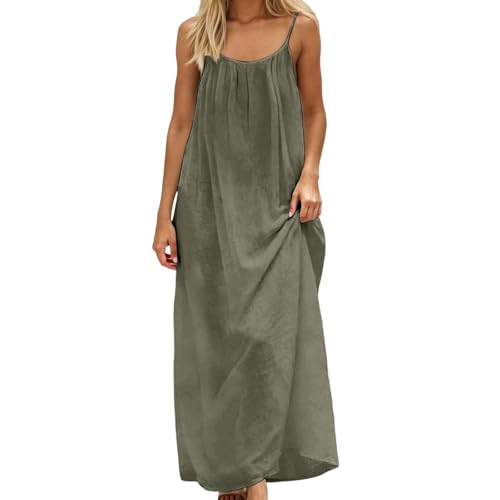 Robe longue décontractée de vacances et de bureau fluide avec dos ouvert