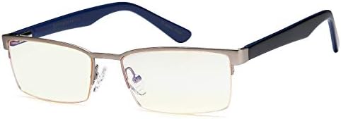 Gamma Ray Blue Gentle Blocking Gaming Glasses – Amber Tint Anti Glare Eye Pressure Digital Screens Laptop TV Cell Telephones – Not Magnified