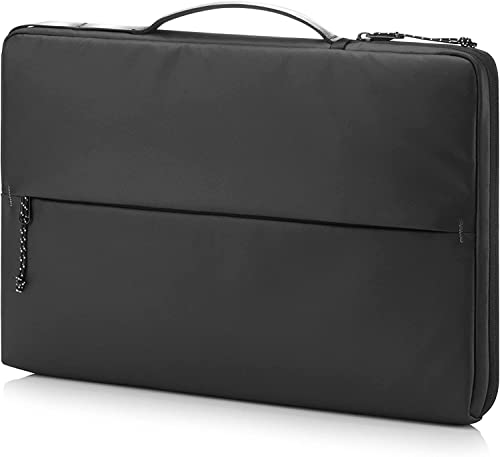 Sport Sleeve per Notebook fino a 15.6", Vano PC Imbottito, Dettagli Catarifrangenti, Tasche Organizer, Tessuto Impermeabile e Robusto, Nero - Gadget - Immagine 2