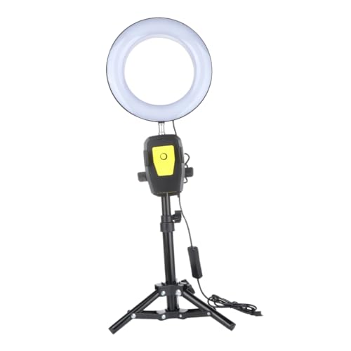 VILLCASE Led Fill Light for Phone 8'' Ring Beauty Lamp Live Bracket Selfie Light for Indoor Outdoor Use