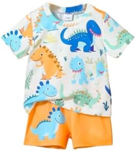 Shyam Sundar Boys Casual Outfit, Cotton Dress for Boys, Printed Half Sleeves T-shirt and Short Set for Baby Boy