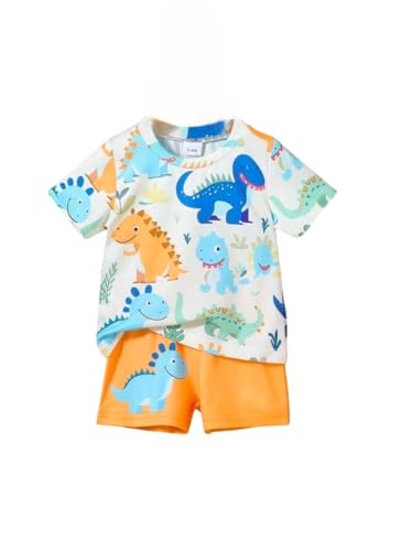 Shyam Sundar Boys Casual Outfit, Cotton Dress for Boys, Printed Half Sleeves T-shirt and Short Set for Baby Boy