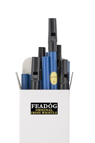 Feadóg FW38 Lot de 10 sifflets en D Bleu
