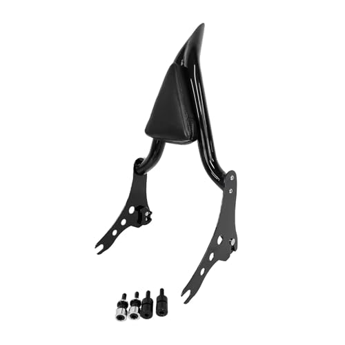 Sissy bar amovible dossier arrière noir pour Harley Softail FXLRST FLSB 18-25
