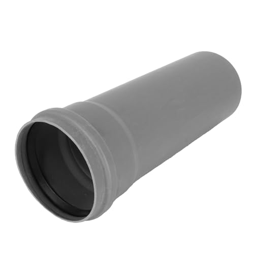 Tubo HT DN 110 x 250 mm gris – resistente a los golpes y al calor – con junta – para sistemas de desagüe interiores conforme a la norma DIN EN 1451