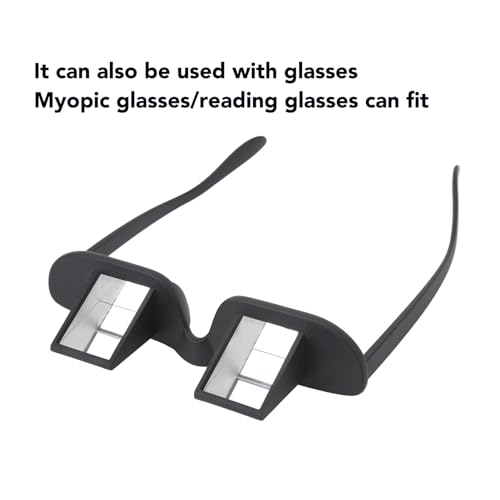 Lazy-Brille, Bettprisma-Brille, Horizontale HD-Brille, Liegebrille, Bettprisma-Brille, Horizontaler Spiegel, Lazy-Reader-Brille, 90-Grad-Prisma-Brille