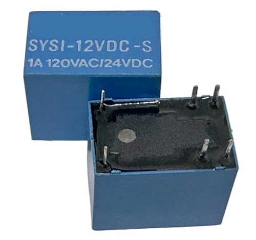 Relais 12V 3A SYS1-12VDC-S à 6 broches pour commutation stable