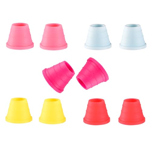 10 Pcs Hookah Grommet Silicone Bowl Gasket - Original Hookah Accessories Great Seal for Clay Ceramic Stone Hookah Bowls 100% Natural Silicone Thick Durable (Multicolour)