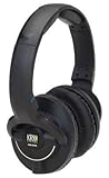 KRK KNS 8400 On-Ear Closed Back Circumaural Studio Monitor Headphones with Volume Control (Renewed)