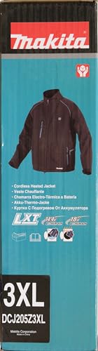 Miniatura 24 de Makita Dcj205z3xl - Chaqueta Térmica Con Batería, Talla 3xl 12 V Máx. 14,4 V 18 V Sin Batería, Sin Cargador