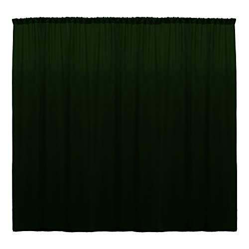 Ultimate Textile Polyester Backdrop Drape Panel, Hunter, 5 Pack