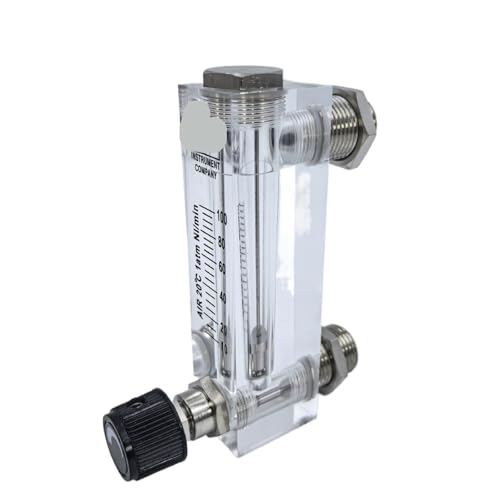 Rotamètre acrylique LZM-6T pour stabiliser le flux de gaz instable de 1 à 12 LPM