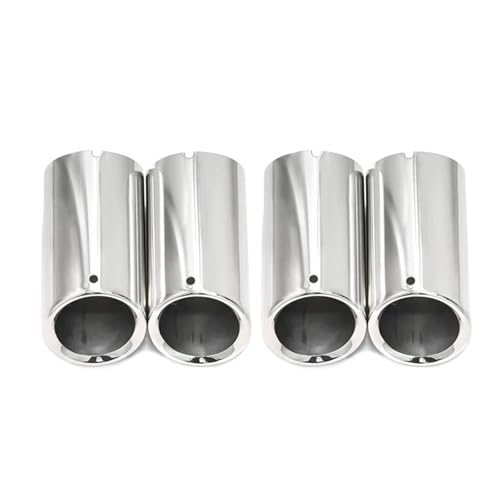 Système tuyaux d'échappement BMW G07 X7 silencieux embout quadruple argent 4 pièces