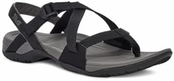 Teva Women's Ascona Cross Strap Sandal, Black, 5.5 | Image 1
