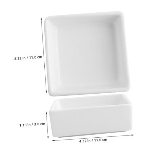 Bols carrés céramique Cabilock pour sauces et pudding