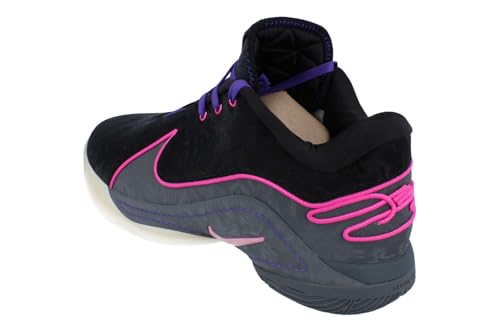 Nike Lebron XXII Crown Jewel Basketball Shoes (FZ1094-001, Black/Dark Grey/Field Purple/Laser Fuchsia) Size 11
