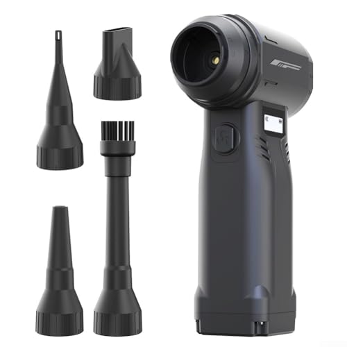 Brushless Charging Fan Digital Display, 40V Cordless Blower 130000 RPM Motor Dust Removal Fan Car Home Office Cleaning Tool