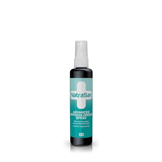 NatraSan Fortschrittliches hypochloriger Säure/Hypochlorus Acid Spray, unübertroffene Reinigung zur Beruhigung, Hydratisierung und zum Schutz Ihrer Haut. (100 ml)