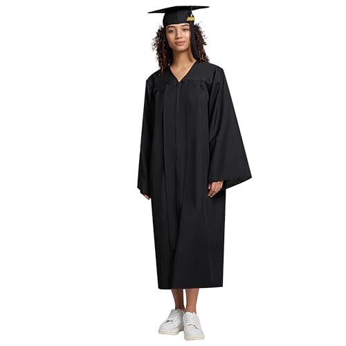 TngHui 2026 Graduation Cap and Gown Matte Unisex for High School Bachelor