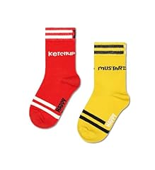 Kids 2-pack Ketchup & Mustard Socks